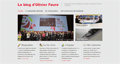 Desktop Screenshot of olivierfaure.fr