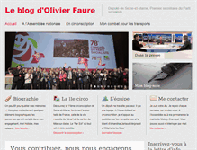 Tablet Screenshot of olivierfaure.fr